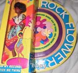 Vintage Mattel 1970s Rock Flowers Rosemary Mattel African American Doll NRFB
