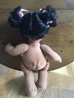 Vintage Mattel 1985 African American My Child Doll