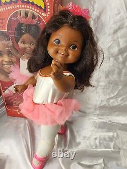 Vintage Mattel African American Dancerella Ballerina Doll in Original Box