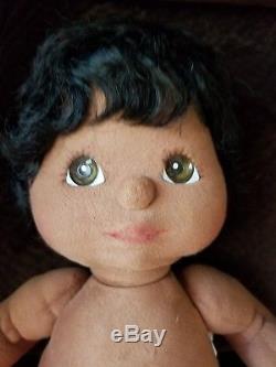 Vintage Mattel African American My Child Doll- Boy