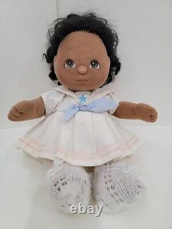 Vintage Mattel My Child Doll 1985 African American Black Brown Eyes Girl 14