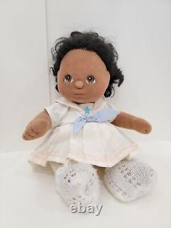 Vintage Mattel My Child Doll 1985 African American Black Brown Eyes Girl 14