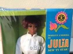 Vintage New In Box 1968 Mattel Nurse Julia African American Barbie Doll