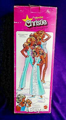 Vintage RARE Supersize Superstar Christie NRFB African American Barbie BIN