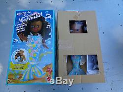 Vintage Rare 1991 Mattel LIL Miss Singing Mermaid Doll African American Nib