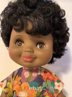 Vintage Remco 1968 African American Doll Winking Winny