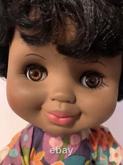 Vintage Remco 1968 African American Doll Winking Winny