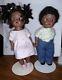 Vintage Repro Vogue Ginny Doll African American Brother and Sister Pair