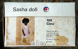 Vintage Sasha Cora Doll 109 African American MIB Trendon England P1389