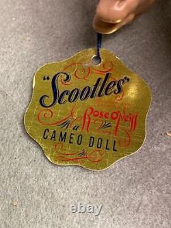Vintage Scootles Cameo Doll By Rose Oneill African American 2 1/2 Inch