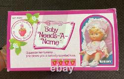Vintage Strawberry Shortcake Baby Needs A Name Doll Blows Kisses NIB