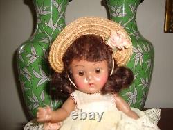 Vintage Strung Vogue 1953 African American (colored) Ginny Doll in Party