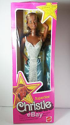 Vintage SuperSize Christie African American Mattel Never Removed from Box