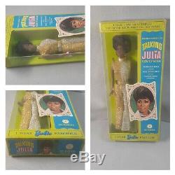 Vintage Talking Julia Barbie Doll 1968 Mattel Diahann Carroll SEALED NRFB