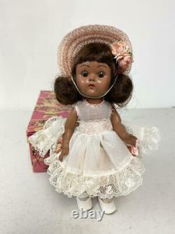 Vintage Vogue African American Black Ginny Doll In Zipper Series Party Outfit