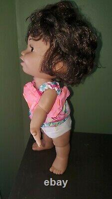 Vintage galoob baby face doll #14 So Tender Tina African American 13 with outfit