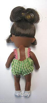 Vtg 1965 Liddle KIddle Rolly Twiddle, African American Black Doll, EXCELLENT