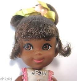 Vtg 1965 Liddle KIddle Rolly Twiddle, African American Black Doll, EXCELLENT
