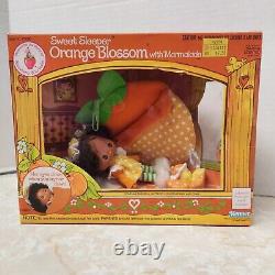 Vtg Kenner Strawberry Shortcake Sweet Sleeper Orange Blossom Doll & Marmalade