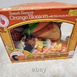 Vtg Kenner Strawberry Shortcake Sweet Sleeper Orange Blossom Doll & Marmalade