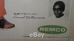 Vtg Rare 1969 Remco Brown Eye Billy African American Black Doll w Box McBurrows