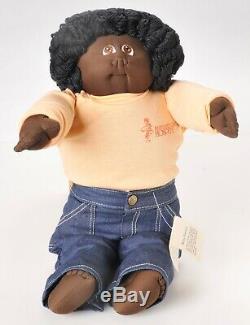 Xavier Roberts Little People Soft Sculpture Cabbage Patch Doll John Cosmo papers